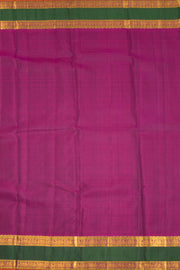 Yellow Korvai Kanjivaram Silk Saree