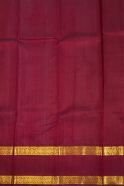 Purple Kanjivaram Pure Silk Saree with Contrast Pallu  10074783