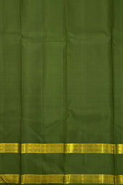 Red Kanjivaram Pure Silk Saree with Contrast Pallu 10074785