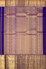 Rifle Green Korvai Bridal Kanjivaram Silk Saree 10075537