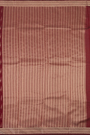 Blood Red Kanjivaram Vegan Silk Saree 10075587