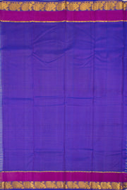  Dell Blue Kanjivaram Silk Saree 10075604