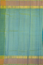 Rich Electric Blue Kanjivaram Silk Saree 10075605