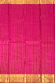 Radical Red Kanjivaram Silk Saree with Checks Design 10075639