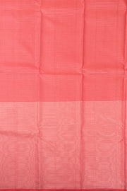 Cadet Grey Korvai Kanjivaram Silk Saree 10075644