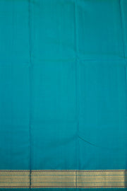 Homebox Blue Monotone Kanjivaram Silk Saree 10075648