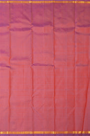  Orange Kanjivaram Pure Silk Saree 10076081