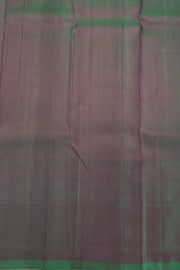 Marron Kanjivaram Pure Silk Saree with Contrast Pallu 10074825