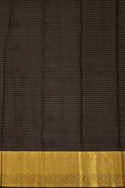 Green Kanjivaram Pure Silk Saree with Contrast Pallu 10074828