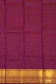 Blue Kanjivaram Pure Silk Saree with Contrast Pallu 10074829