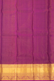 Green Kanjivaram Pure Silk Saree with Contrast Pallu 10074831