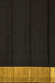 Blue Kanjivaram Pure Silk Saree with Contrast Pallu 10074832