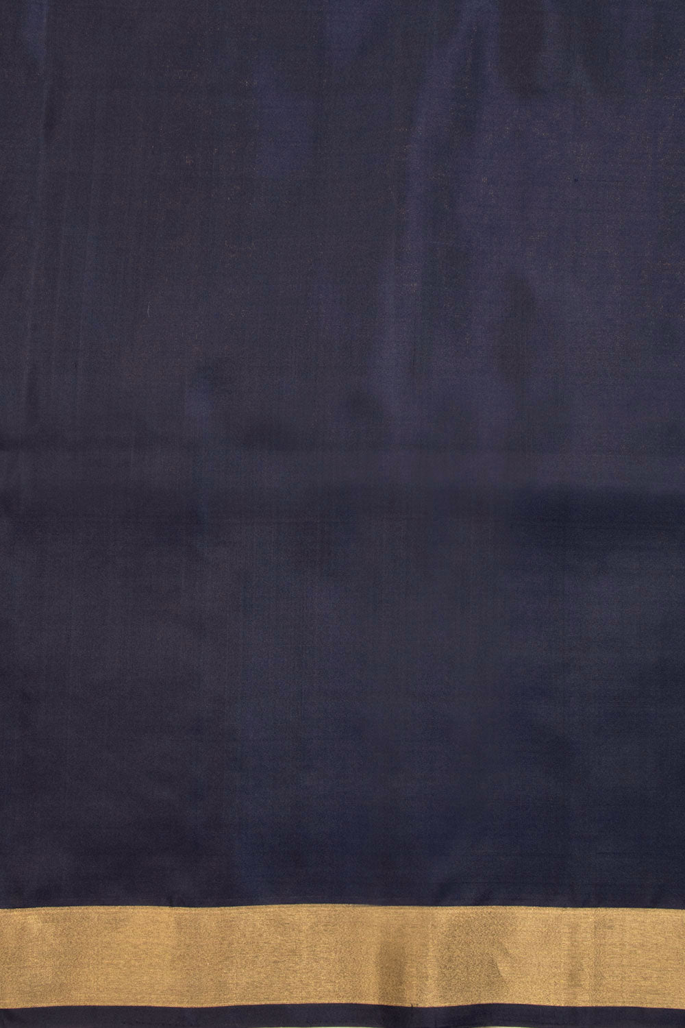 Dark Teal Blue Kanjivaram Soft Silk Saree 10069226 - Avishya