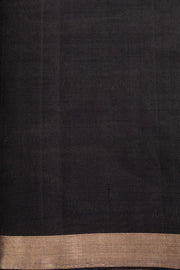 Black Kanjivaram Soft Silk Saree