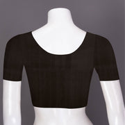 Grey and Black Handloom Kanjivaram Soft Silk Saree 10073917