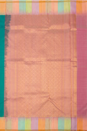 Blue Handloom Kanjivaram Soft Silk Saree 10075674