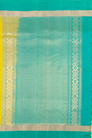 Yellow Handloom Kanjivaram Soft Silk Saree 10075679