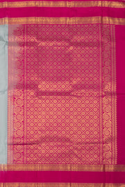 Grey Handloom Kanjivaram Soft Silk Saree 10075689