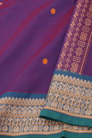 Purple Kanjivaram Silk Cotton Saree 10077974