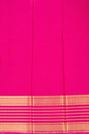 Peach Semi Mysore Crepe Silk Saree 10077825