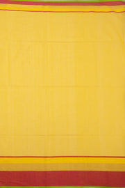 White Maheshwari Silk Cotton Saree 10076360