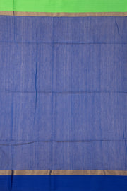 Green Maheshwari Silk Cotton Saree 10076365