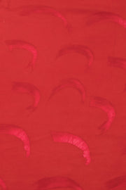 Hot Pink Batik Printed Muslin Silk saree - Avishya