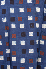 Blue Half Sleeve Ajrakh Printed Cotton Mens Shirt  10076826