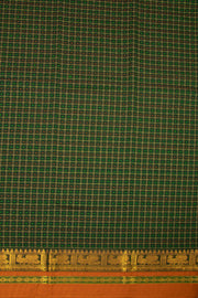 Green Thousand Buttas Chettinad Cotton Saree 10075970