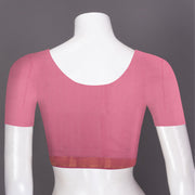 Pink Maheshwari Silk Cotton Saree 10075267