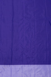 Blue Kanjivaram Vegan Silk Saree 10077086