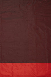 Brown Kanjivaram Vegan Silk Saree 10077087