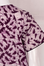 Brown Batik Printed Cotton Nightwear 10076183