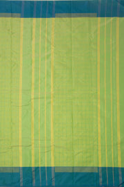 Green Art Silk Kanjivaram Saree With Checks Design 10076313