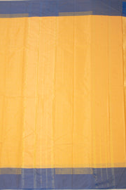 Yellow Art Silk Kanjivaram Saree With Checks Design 10076314