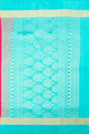 Magenta Handloom Kanjivaram Soft Silk Saree 10075682