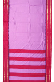  Lavender Purple Vegan Silk Kanjivaram Saree 10077931