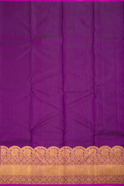 Jamun Purple Bridal Pure Zari Kanjivaram Silk Saree 10062482