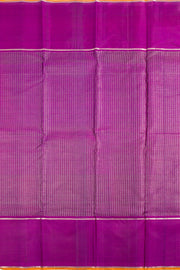 Black Pure Zari Kanjivaram Silk Saree 10062483