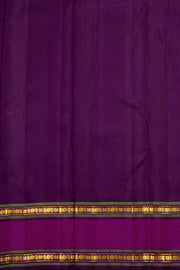 Mist Grey Pure Zari Korvai Kanjivaram Silk Saree 10062500