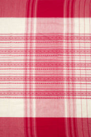 White Handloom Dhaniakhali Cotton Saree 10062590