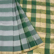 Green Handloom Maheswari Silk Cotton Saree 10062633