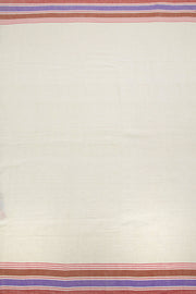 Off White Handloom Bhujodi Kala Cotton Saree 10062740