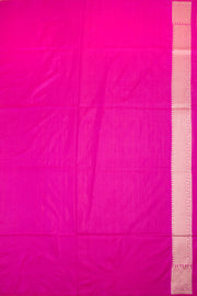 Rani Pink Handloom Banarasi Katan Silk Saree 10063201