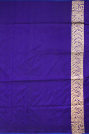 Honey Flower Purple Handloom Banarasi Katan Silk Saree 10063210