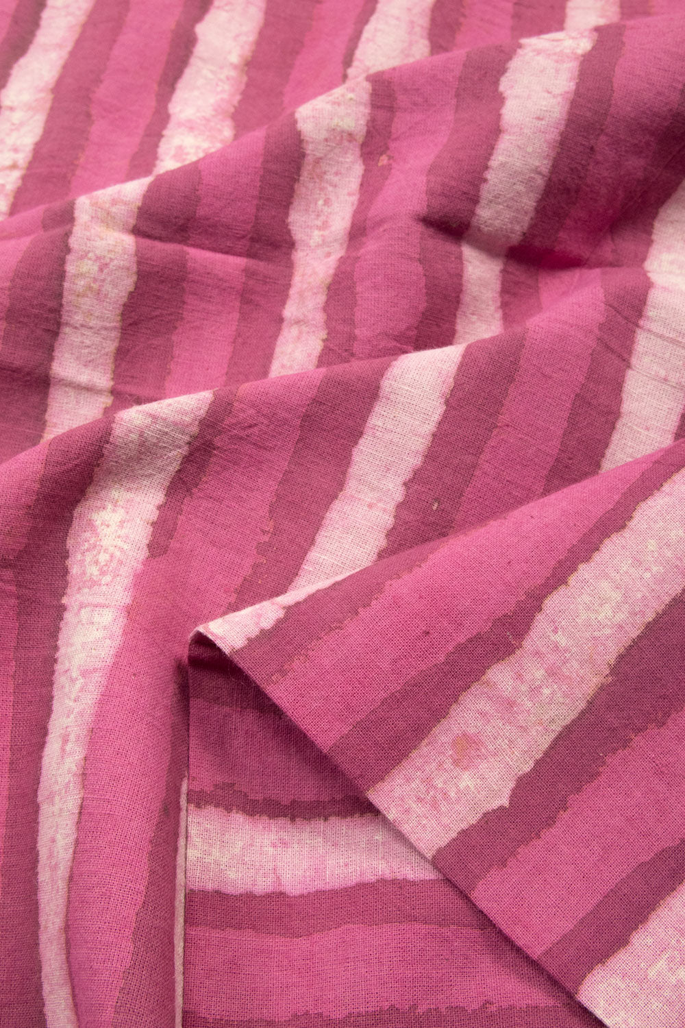 Pink Dabu Printed Cotton Salwar Suit Material - Avishya