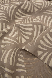 Grey Dabu Printed Cotton Salwar Suit Material  - Avishya