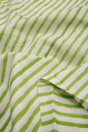 Green Dabu Printed Cotton Salwar Suit Material  - Avishya