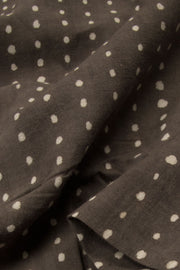 Grey Dabu Printed Cotton Salwar Suit Material  - Avishya