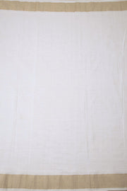 Off white Handloom Paithani Cotton Saree 10064571